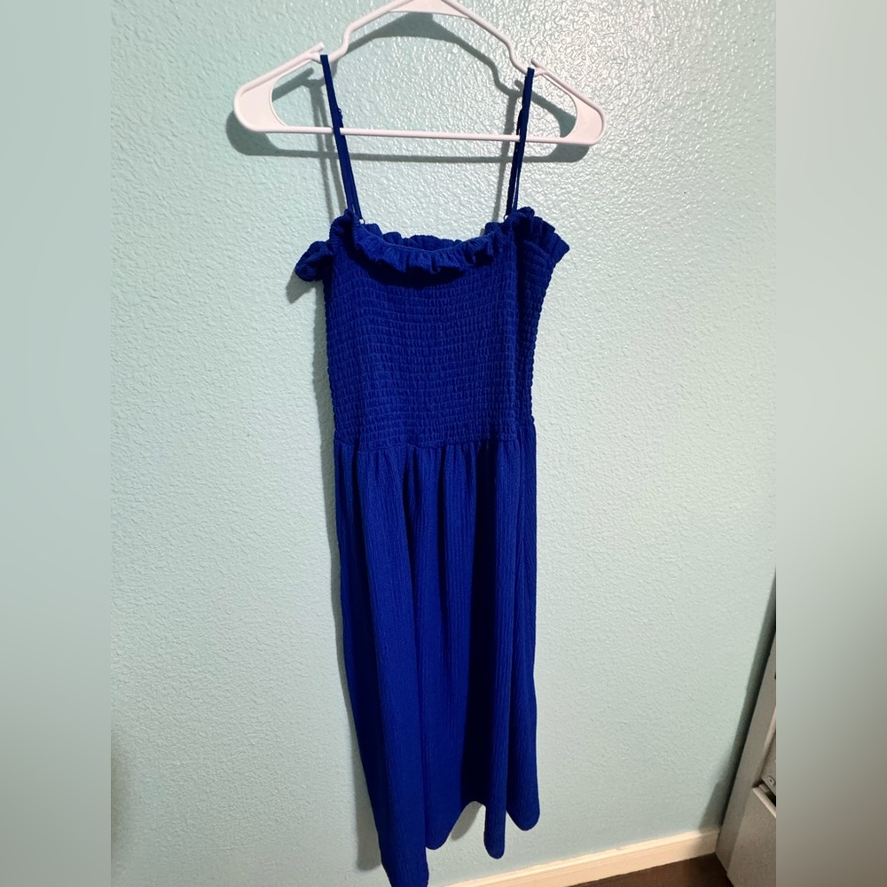 H&M Royal Blue Casual Dress